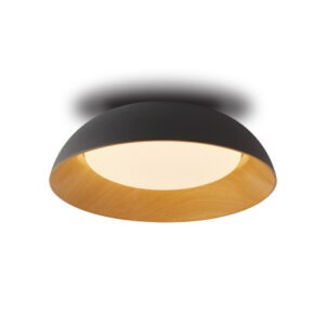 PABLO CEILING LIGHT- BLACK/WOOD