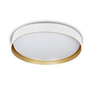 CROWN CEILING LIGHT- WHITE/GOLD