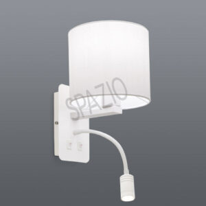 ARISTON WALL RND- FABRIC WHITE