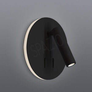 SPIN RND WALL SPOT- MATT BLACK